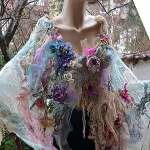 Romantic Floral Cape